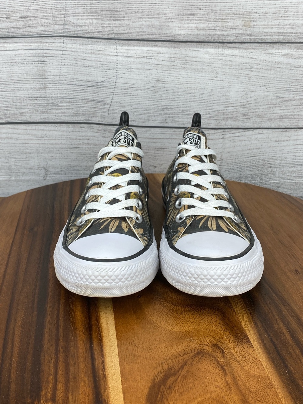 Converse Chuck Taylor All Star Low Dark Floral Sunflower Shoe Women’s Size 7 - Picture 7 of 12